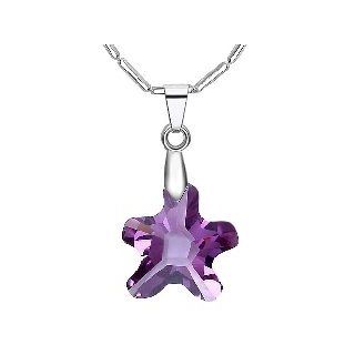 February Birthstone Starfish Necklace Jewelry