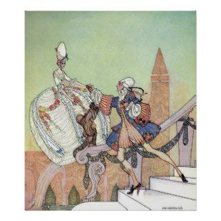 Ah, Princess by Art Nouveau Print by Kay Nielsen