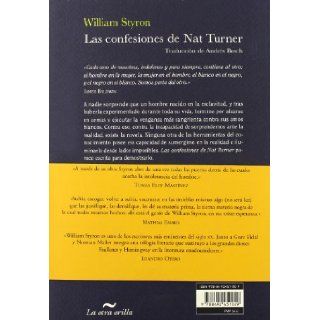 Las confesiones de Nat Turner William Styron 9788492451029 Books
