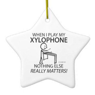 Xylophone Nothing Else Matters Christmas Tree Ornament