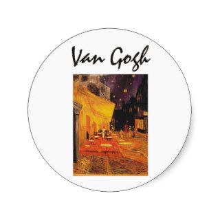 Van Gogh Products & Designs Round Stickers