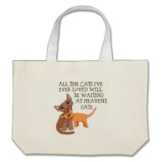 All The Cats I've Ever Loved Canvas Bags
