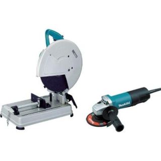 15 Amp 14 in. Cut Off Saw with 4 1/2 in. Grinder 2414NBX2