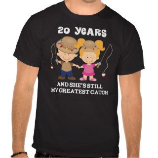 20th Wedding Anniversary Funny Gift For Him Tee Shirts