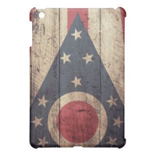 Old Wood Ohio Flag; iPad Mini Cases
