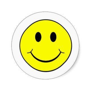 smiley face sticker
