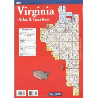 Virginia Atlas & Gazetteer (Virginia Atlas & Gazeteer) Delorme, null 9780899333267 Books