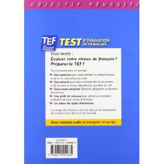 TEF Test D'Evaluation de Francais (French Edition) Hachette Livre 9782011551665 Books