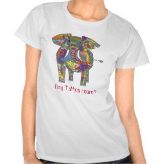 Rainbow Elephant, colourful design,for anyone. T Shirts