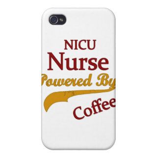 Nicu Nurse Powered By Coffee iPhone 4 Cover