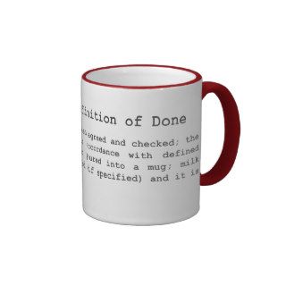 Agile Tea   Definition of Done Mug