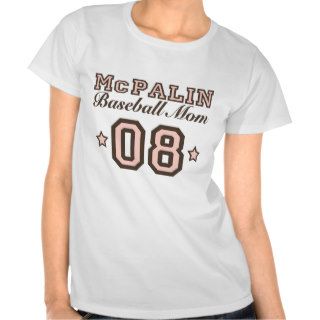 McPalin Baseball Mom T shirt 08   Customized
