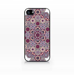 Circle Ornament   Flat Back, iPhone 5 case, iPhone 5s case, Hard Plastic Black case   GIV IP5 249 BLACK Cell Phones & Accessories