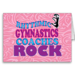 Rhythmic Gymnastics Coaches Note Card