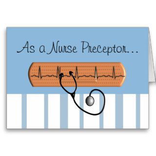 Nurse Preceptor Thank You Card