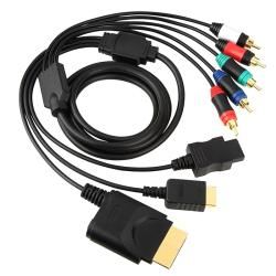 4 in 1 Audio Video Cable for Nintendo Wii/ PlayStation/ Xbox 360/ Slim Eforcity Hardware & Accessories