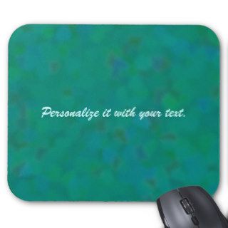 Subtle Pattern in Green and Blue Mouse Pad