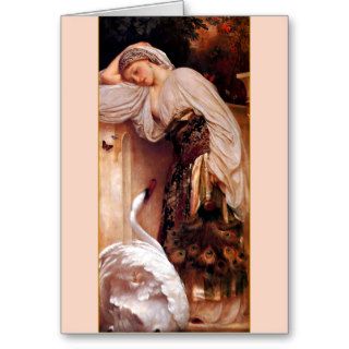 Odalisque 1862 By Lord Frederic Leighton Greeting Card