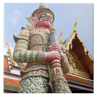 Thailand, Bangkok, Grand Palais, Wat Phra Kaeo Ceramic Tile