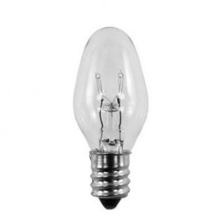 10C7 230V CS   230 volt, 0.077A, 10 watt, C7 Miniature Bulb, E12 Base, Clear   Incandescent Bulbs  