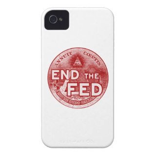 END THE FED   occupy/nwo/banksters/anonymous iPhone 4 Covers