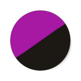 anarchist feminism flag purple black anarchy round stickers