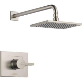 Vero 1 Handle 1 Spray Raincan Shower Only Faucet in Stainless (Valve not included) T14253 SS