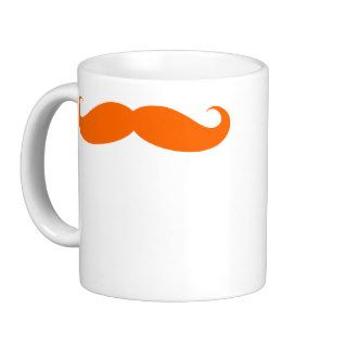 Funny Ginger Moustache Mugs