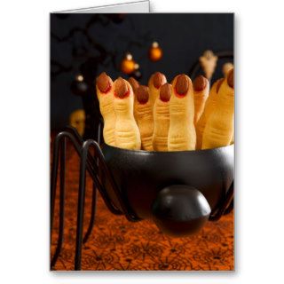 Halloween Cookies   Witch'S Fingers Cards