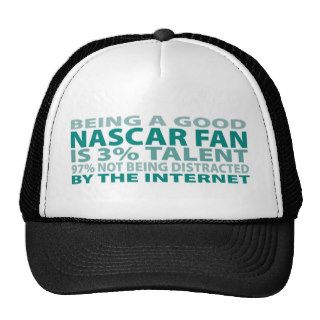 NASCAR Fan 3% Talent Trucker Hats