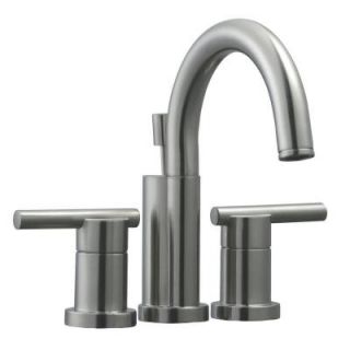 Design House Geneva 4 in. Centerset 2 Handle Bathroom Faucet in Satin Nickel 525758