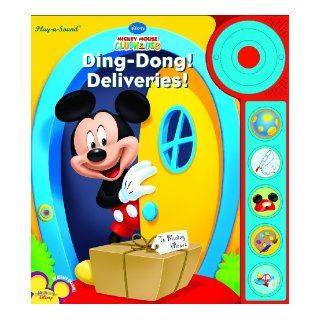 Play a Sound Mickey Mouse Clubhouse, Ding Dong Deliveries (Play A Sound Books) Editors of Publications International, Ltd. 9781412796156 Books