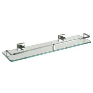 Barclay Products Jordyn 19 5/8 in. W Shelf in Glass and Brushed Nickel IGS2095 BN