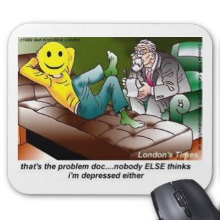 Everybody's In Therapy Funny Tees Mugs Cards Gifts Mouse Pad