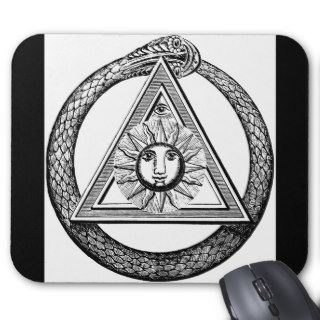 Freemasonry All Seeing Eye Masonic Symbol Mouse Pads