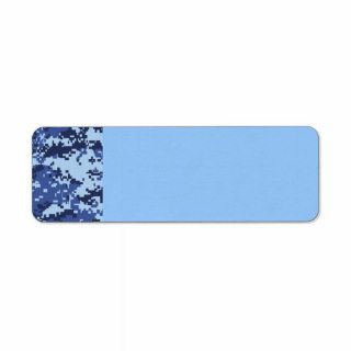 camo02 BLUES WHITE CAMOUFLAGE PATTERN BACKGROUNDS Return Address Labels