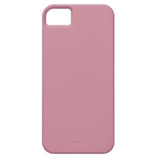 Puce Color Complementing Chic Personalizable iPhone 5 Cover