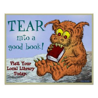 TEAR into a good book Poster