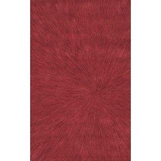 Nourison Hand tufted Caspian Red Wool Rug (8' x 10'6) Nourison 7x9   10x14 Rugs