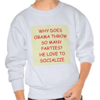 anti obama pull over sweatshirt