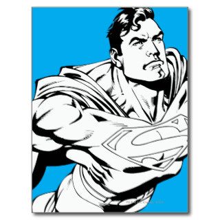 Superman Black and White 1 Postcards