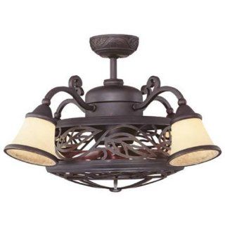 Savoy House 14260FD16 Biloxi 4 Light Ceiling Fan in Antique Copper blades Included 14260FD16    