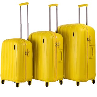 Calpak Paradise 3 piece Lightweight Polypropylene Hardside Luggage Set