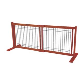 Kensington Small 20 inch Wood/Wire Free Standing Gate Dynamic Accents Pet Gates