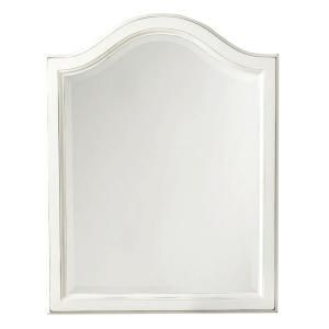 Home Decorators Collection Camille 25 in. W Mirror in Antique White 0572100460