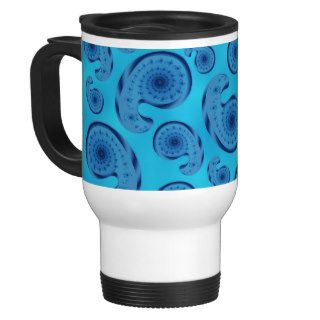 Blue Paisley Pattern Coffee Mugs