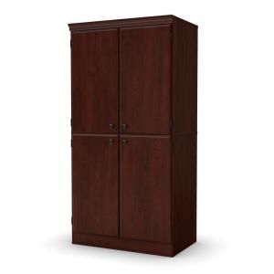 South Shore Furniture Freeport Storage Cabinet in Royal Cherry 7246971