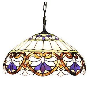 Tiffany Glass Pendent Lights with 2 Lights in Heart Pattern   Pendant Porch Lights  