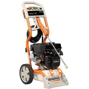 Generac 3100 PSI 2.7 GPM OHV Engine Axial Cam Pump Gas Powered Pressure Washer   California Compliant DISCONTINUED 6025