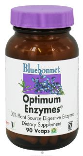 Bluebonnet Nutrition   Optimum Enzymes   90 Vegetarian Capsules